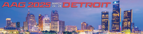 AAG 2025 conference banner