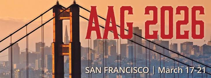 AAG 2026 conference banner for San Francisco