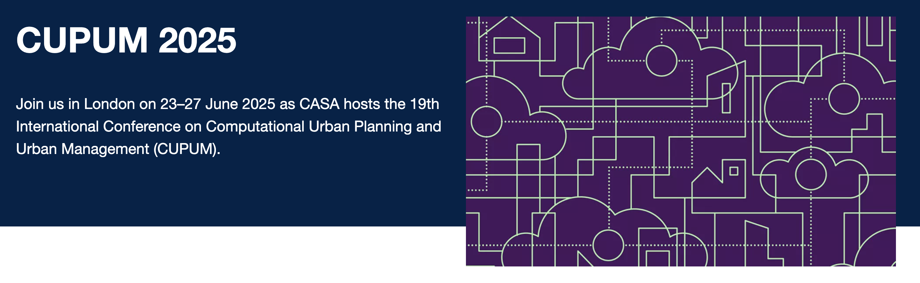 CUPUM 2025 conference cover
